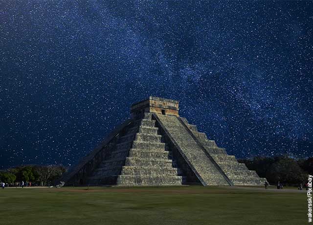 Foto de la pirámide de Chichén Itzá